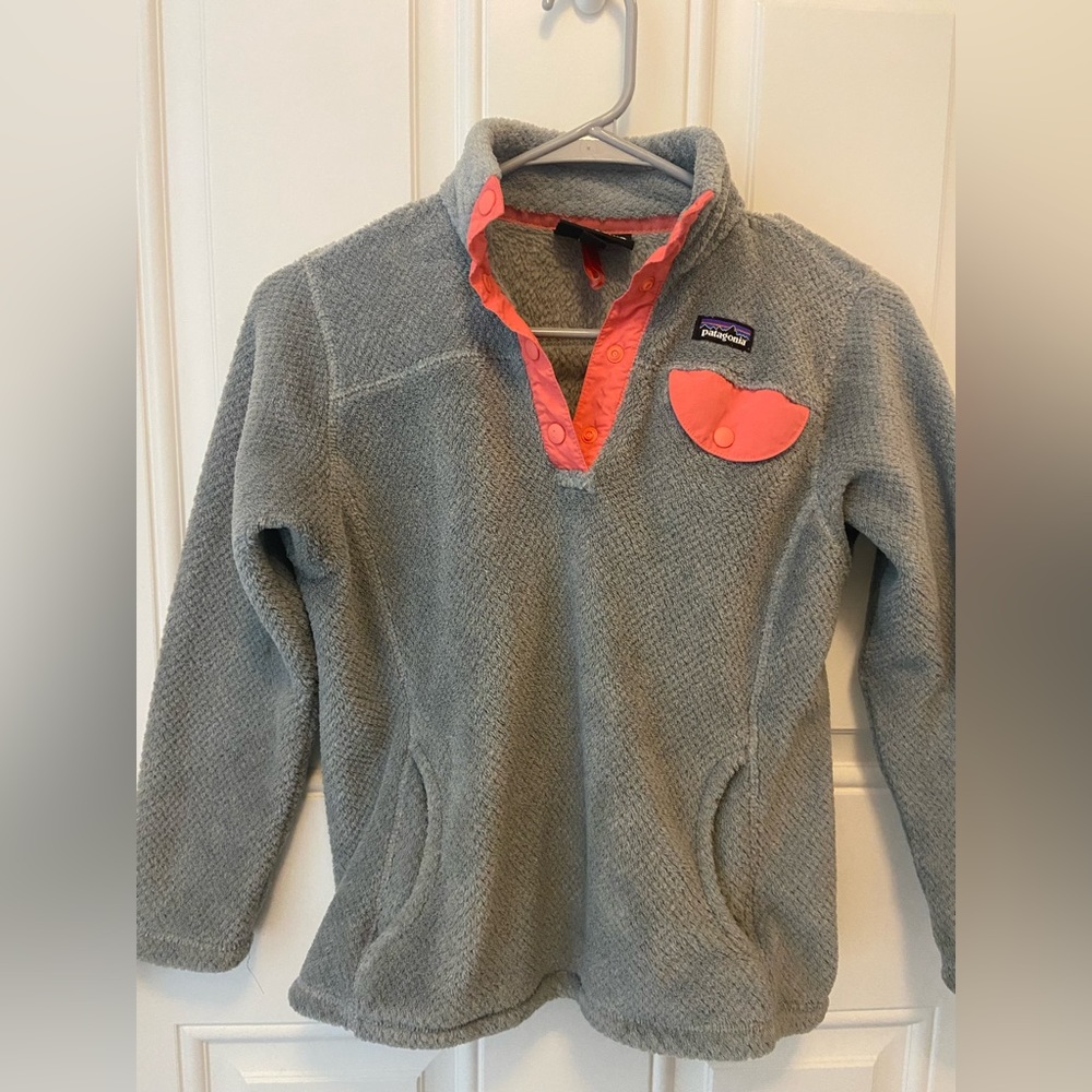 Patagonia Girls' Re-Tool Snap-T Fleece Pullover
